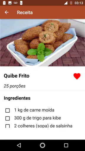 Receitas de Salgados screenshot
