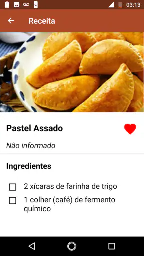 Receitas de Salgados screenshot
