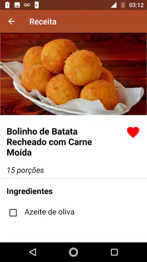 Receitas de Salgados screenshot