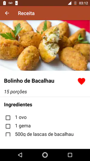 Receitas de Salgados screenshot