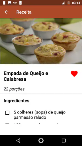 Receitas de Salgados screenshot