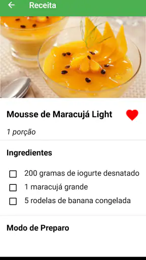 Receitas Fitness Faceis screenshot