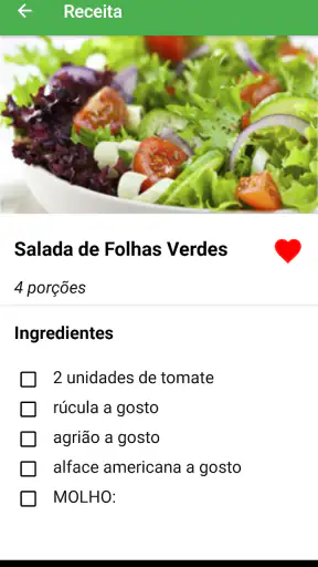 Receitas Fitness Faceis screenshot
