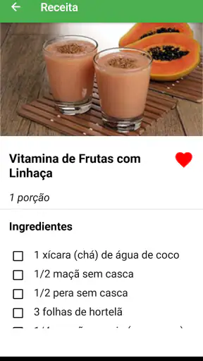 Receitas Fitness Faceis screenshot