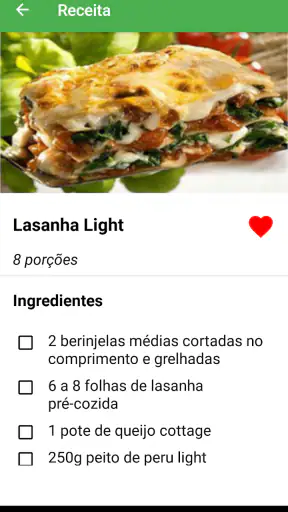 Receitas Fitness Faceis screenshot