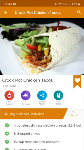 Receitas para crianças screenshot