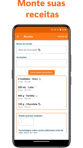 Receitas - Quanto Cobrar screenshot