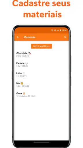 Receitas - Quanto Cobrar screenshot