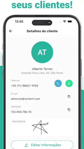 Recibo de Pagamento PDF screenshot