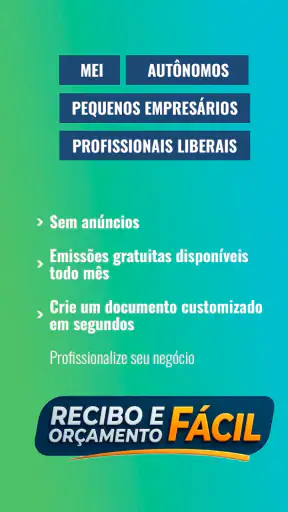Recibo e Orçamento Fácil screenshot