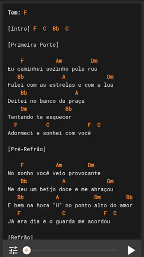 Recifra: Cifras e Letras screenshot