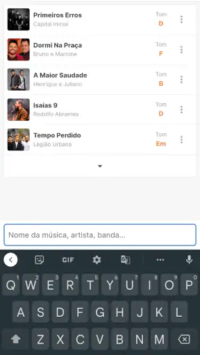 Recifra: Cifras e Letras screenshot