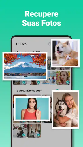 Recuperação de arquivos screenshot