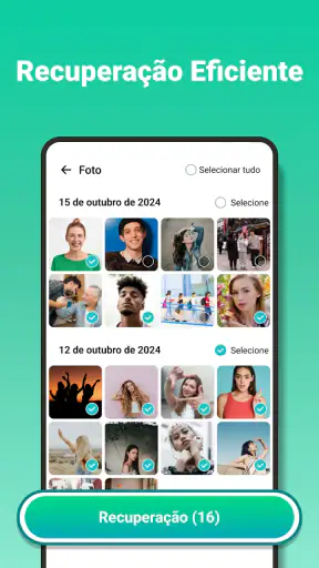 Recuperação de arquivos screenshot