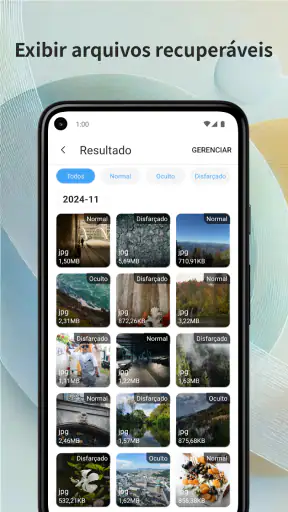 Recuperação de Dados e Fotos screenshot