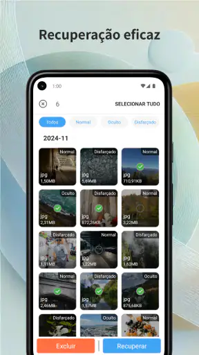 Recuperação de Dados e Fotos screenshot