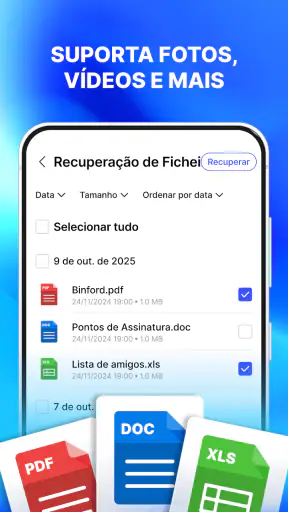 Recuperação: Foto e Vídeo screenshot