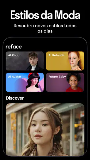 Reface: Editor de Foto e Vídeo screenshot