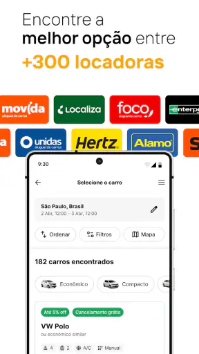 Rentcars: Aluguel de Carros screenshot