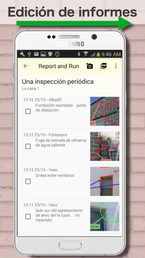 Report &amp; Run - Foto PDF screenshot