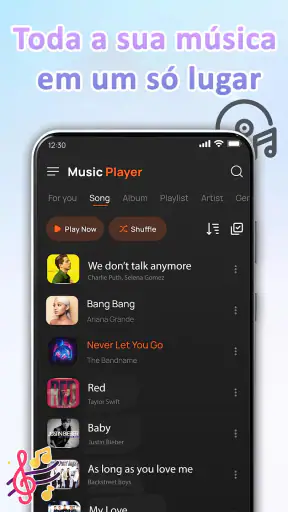 Reprodutor de Música e MP3 screenshot