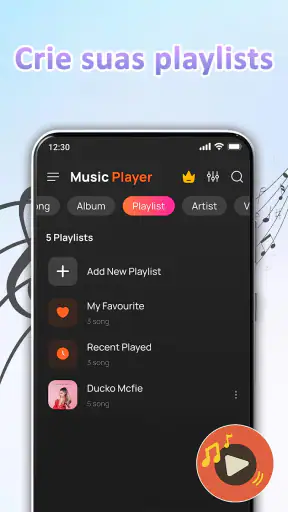 Reprodutor de Música e MP3 screenshot