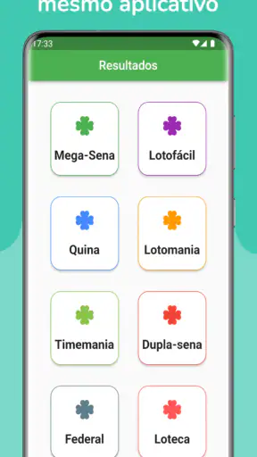 Resultados da Loteria screenshot