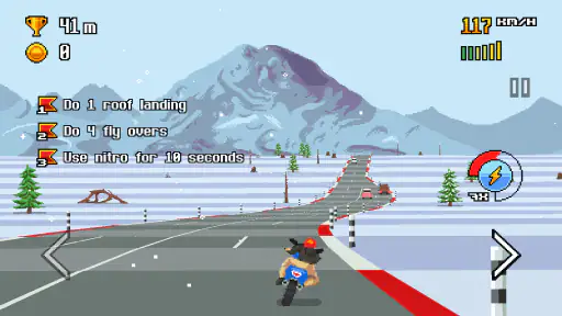 Retro Highway - Bike Racer screenshot