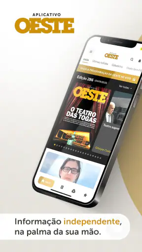 Revista Oeste screenshot