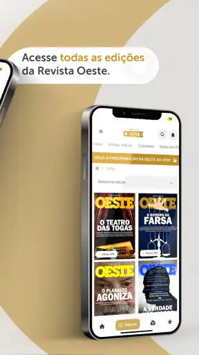 Revista Oeste screenshot