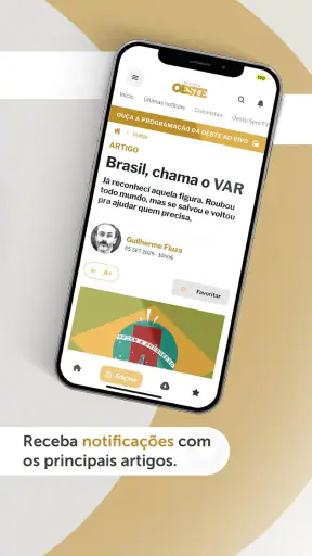 Revista Oeste screenshot