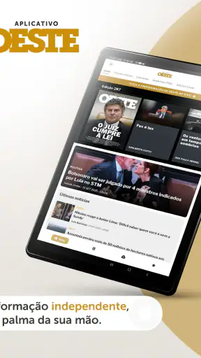 Revista Oeste screenshot