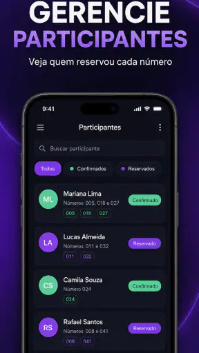 Rifa Fácil: Sorteio Online screenshot