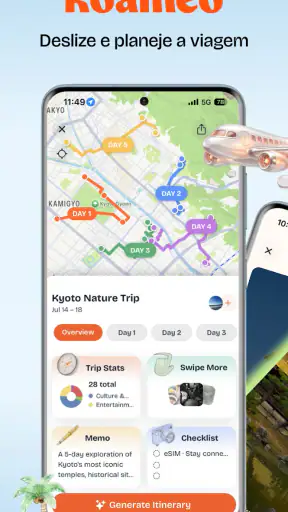 Roameo AI: Planejador IA screenshot