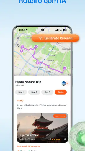 Roameo AI: Planejador IA screenshot