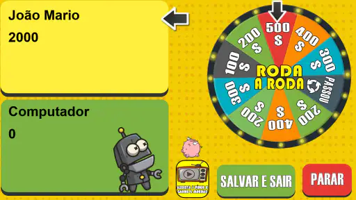 Roda Roda jogo leve de palavra screenshot