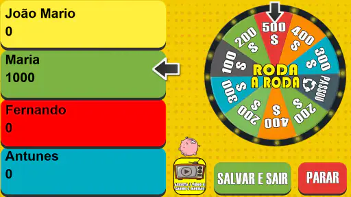 Roda Roda jogo leve de palavra screenshot