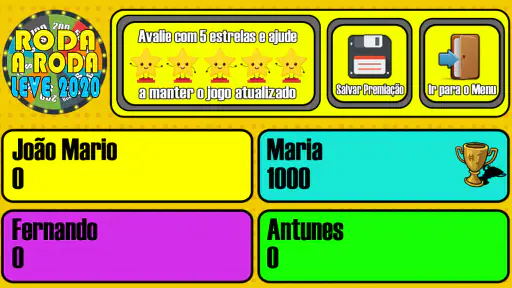 Roda Roda jogo leve de palavra screenshot