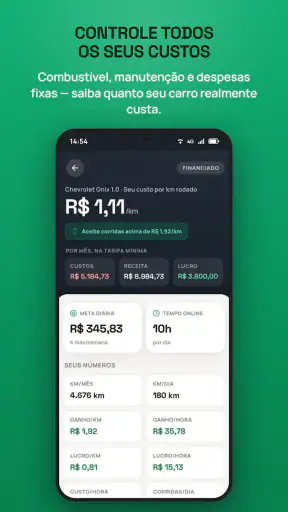 Rota Pro - Cálculo de Ganhos screenshot