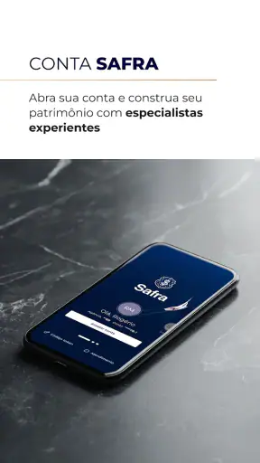 Safra: investimentos e conta screenshot