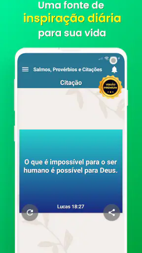 Salmos e Provérbios da Bíblia screenshot