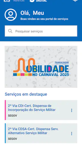 Salvador Digital screenshot