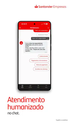 Santander Empresas screenshot