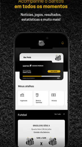 Santos FC App screenshot
