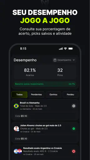 Scout Picks: Aposte com dados screenshot