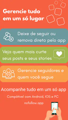 Seguidores & Não Seguidores screenshot