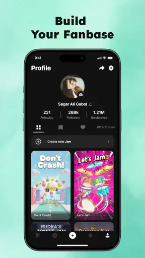 Sekai: Criar · Remixar · Jogar screenshot