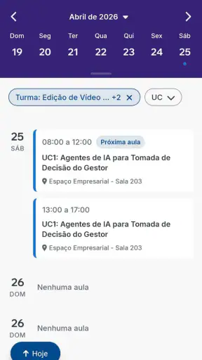 Senac Portal Aluno screenshot