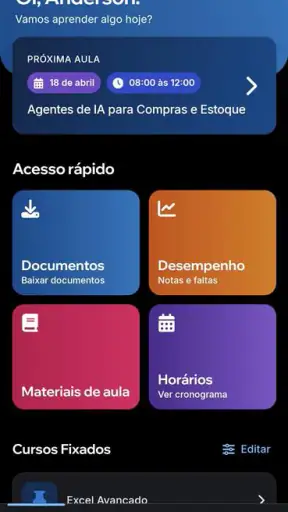 Senac Portal Aluno screenshot