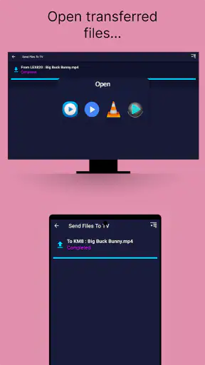 Send files to TV screenshot